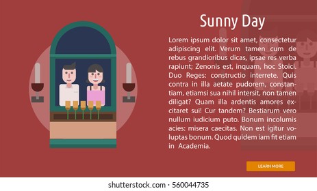 Sunny Day Conceptual Banner