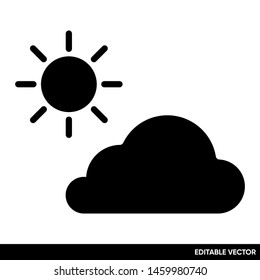 SUNNY DAY ICON LOGO VECTOR CLIPART
