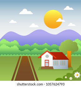 Sunny day illustration