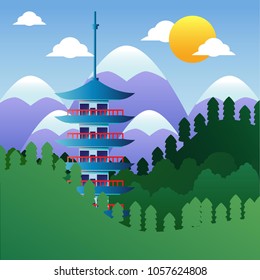 Sunny day illustration