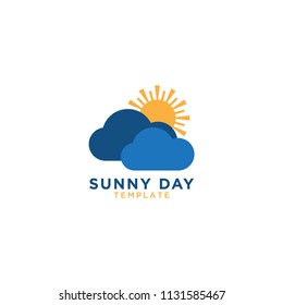 Sunny day logo graphic design template