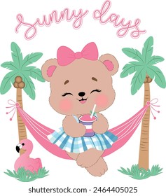 SUNNY DAYS BEAR CUTE FRESH LOVE