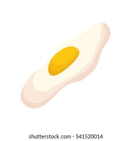 sunny egg breakfast icon vector illustration graphic design