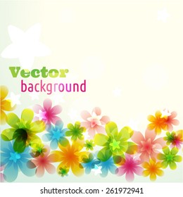 Sunny Flower Background