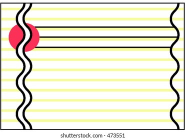 sunny frame or vignette for slides