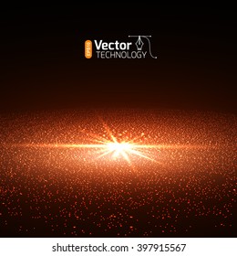 Sunny giant galaxy, space object