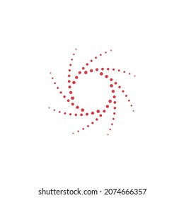 Sunny Halftone Logo Design Element, Stock vector illustration isolated