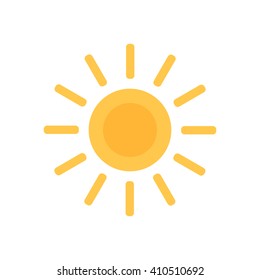 Sunny Icon Stock Vector (Royalty Free) 410510692 | Shutterstock