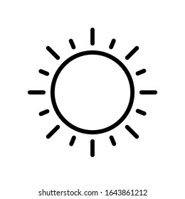 plantilla vectorial de diseño de iconos soleados