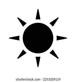 Sunny icon vector design template