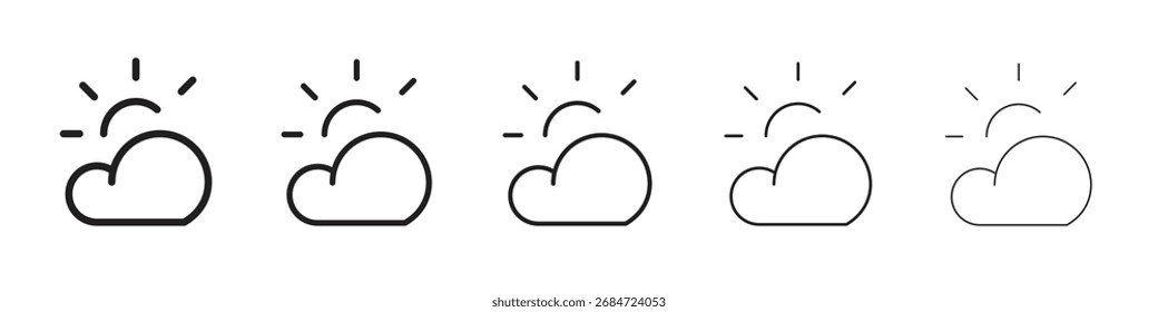Sunny icon vector illustration isolated