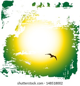 Sunny landscapes, Abstract pattern background. vector illustration