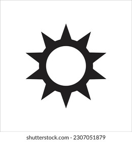 sonnige Linie, neues Vektorsymbol