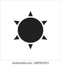 sonnige Linie, neues Vektorsymbol