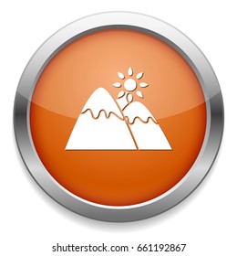 sunny mountains icon