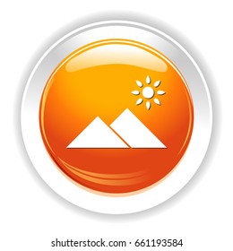 sunny mountains icon