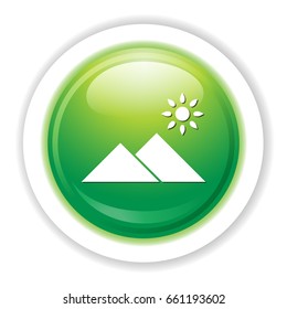 sunny mountains icon