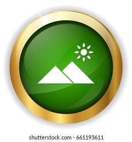 sunny mountains icon