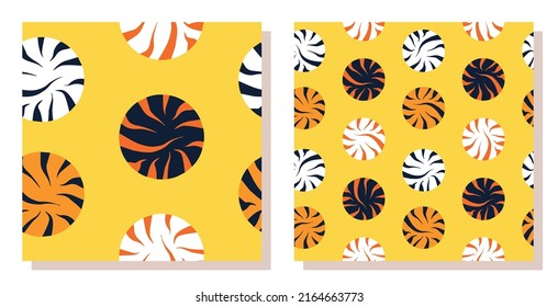 Sunny pattern. Vector illustration. Seamless print.