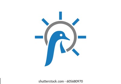 sunny penguin icon