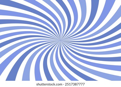 Sunny radial blue and white background. Vector illustration.