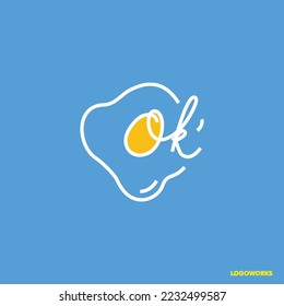 Sunny side up egg morning breakfast ok approved