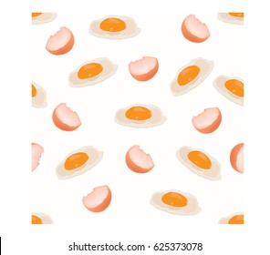 Sunny side up eggs pattern 