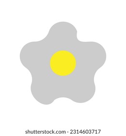 sunny side up eggs vector, morning break fast