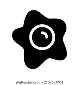 Sunny Side Up Icon Vector Symbol Design Illustration