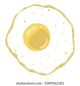 Sunny side up illustration. Perfect for food themed icons, logos, photo elements, posters, banners, stickers
