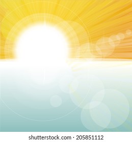 Sunny sky background