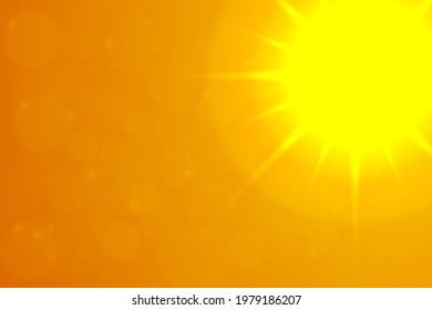 Soleado fondo de verano con sol 