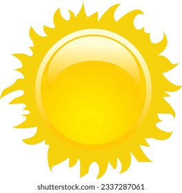sunny sun solar sunlight premium icon logo