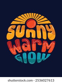 sunny warm glow vintage t shirt