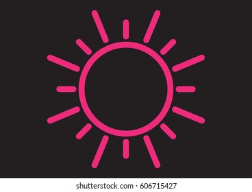 sunny weather icon