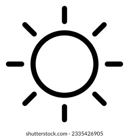 sunny weather single icon simple graphic designs