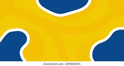 sunny yellow dynamic abstract background. liquid motion style design. Modern lemon orange color. horizontal geometric background. Fresh business banner for sales, event, holiday, party, birthday
