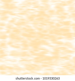 sunny yellow watercolor water surface pattern with oval shaped horizontal ripples, vector illustration
