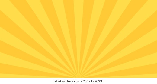 Sunrays banner, light Sunrise sunbeam rays, lines background, light