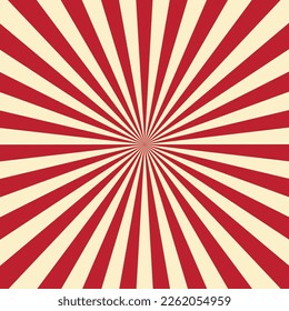 Sunrays, Sunburst,  Sunbeams, Rays, red and cream, psychedelic, flat design, Use for Posters, Covers, Brochures, Branding, Social Media. Illustrat3. Jpeg only. High resolution. for print.
 NON VECTOR