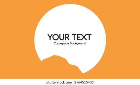 Sunrise background with white space for text against an orangehued dawn. Perfect for inspirational quotes, social media posts, and presentations.