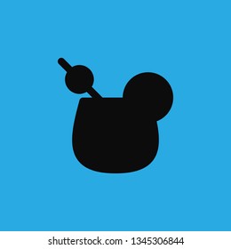 sunrise cocktail icon vector