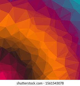 sunrise Color Abstract trianglify Generative Art background illustration