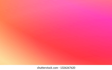 Sunrise color Blurred gradient background. Design for screen, presentation, wallpaper. Holiday object. Vector illustration.