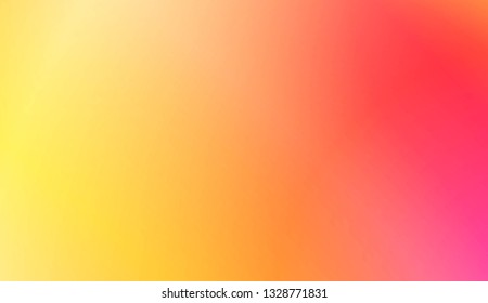 Sunrise color Blurred gradient background. Design for screen, presentation, wallpaper. Holiday object. Vector illustration.
