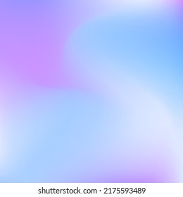 Sunrise Color Light Blue Violet Smooth Surface. Sunset Sky Pink Curve Indigo Swirl Gradient Mesh. Pastel Blurred Liquid Calm Lavender Background. Fluid Dynamic Wavy Cold Water Gradient Backdrop.