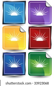 color de icono de sunrise