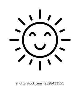 A sunrise icon depicting the sun rising over the horizon, symbolizing a new day and fresh beginnings.