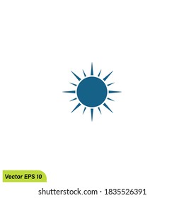 sunrise icon illustration symbol simple design element logo template
