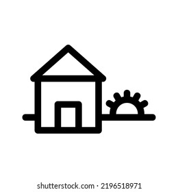 sunrise icon or logo isolated sign symbol vector illustration - high quality black style vector icons
